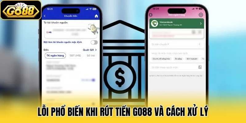 Rút Tiền Go88 3 Lỗi phổ biến khi rút tiền Go88 và cách xử lý